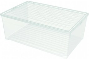 Curver Textile 45 l tárolódoboz, átlátszó