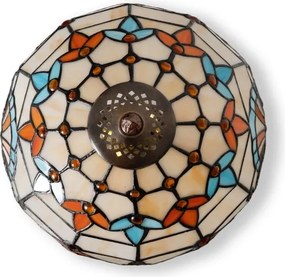 Brilagi - Tiffany-vitrázs asztali lámpa MIRABELLA 1xE27/60W/230V