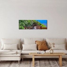 Kép - Panoráma (órával) (90x30 cm)