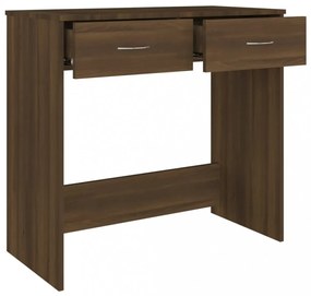 vidaXL barna tölgy színű szerelt fa íróasztal 80 x 40 x 75 cm