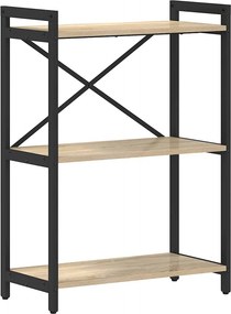 vidaXL Könyvespolc Sonoma tölgy 60 x 30 x 85 cm Faanyag