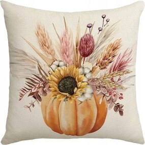 Párnahuzat 45x45cm gyönyörű nyomtatás Ősz Boho POD191