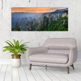 Kép - Zhangjiajie Nemzeti Erdei Park (120x50 cm)