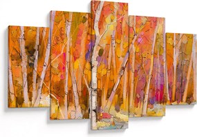 Kép - őszi erdő (150x105 cm)