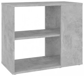 betonszürke szerelt fa kisszekrény 60 x 30 x 50 cm