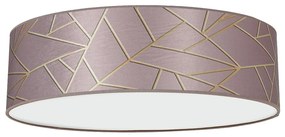 Mennyezeti lámpa ZIGGY 3xE27/60W/230V rózsaszín/arany