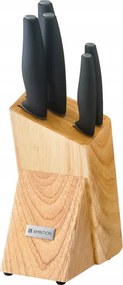 Késkészlet fa blokkban 6 részes Ambition Aspiro