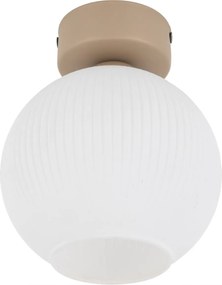 Mennyezeti lámpa hálószobába, előszobába bézs fehér lámpabúra Virlo