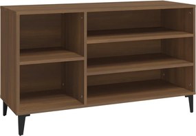 vidaXL barna tölgyszínű szerelt fa cipősszekrény 102x36x60 cm