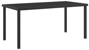 5 Darabos Kerti Étkezőszett Párnákkal Szürke Polyrattan
