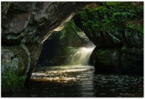 Poszterek 185x125 Hegyek Sziklák Vízesés