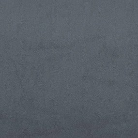 vidaXL sötétszürke bársonypad 108x79x79 cm