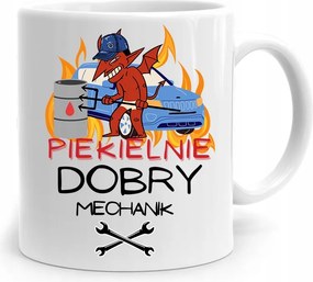 Ajándék Bögre Szerelőnek Pokolian Jó, fényképes nyomattal