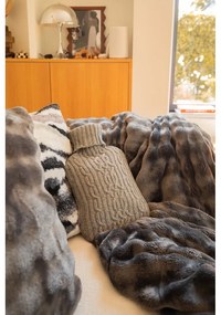 Szürke mikroplüss takaró 150x200 cm Wave – Tiseco Home Studio