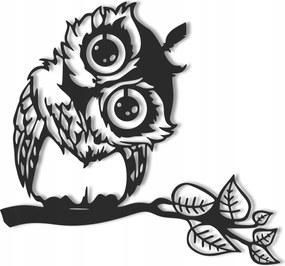 Fali dekoráció Bagoly 70cm 3D 6mm tömör Mdf kép bagoly Áttört Panel