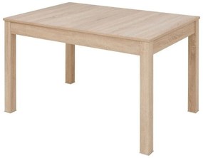 Asztal Boston 145Sonoma tölgy, 76x80x140cm, Hosszabbíthatóság, Laminált forgácslap, Laminált forgácslap
