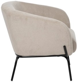 Bézs zsenília fotel Classic – Ixia