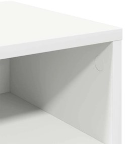 2 db fehér szerelt fa éjjeliszekrény 40 x 30 x 30 cm