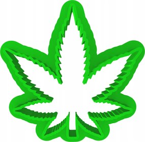 Forma LyukasztĂł MĂ©zeskalĂĄcs kiszĂșrĂł cbd MarihuĂĄna kenderlevĂ©l 4cm