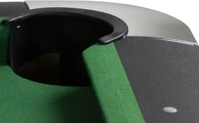 GamesPlanet® Biliárdasztal PREMIUM 8ft zöld fekete