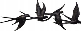 Fali dekoráció látványos fekete madarak fali dekoráció