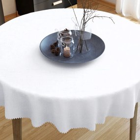Goldea teflonbevonatú asztalterítő - fehér - kör alakú Ø 160 cm