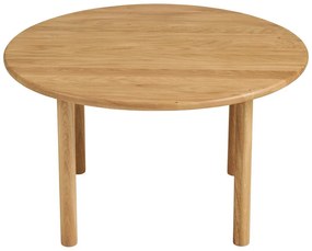 Natúr színű tölgyfa kerek dohányzóasztal ø 70 cm Jena – House Nordic