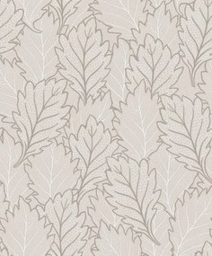 Decoprint Antibes Quercus Leaves bézs-krém leveles vlies tapéta – AN28260