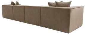 Sarokkanapé Sora (L1-O1-O1-1R-POUFFE ) - Barna