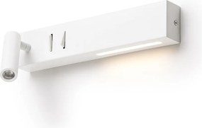 RENDL ODEON nástěnná s podsvícením bílá 230V LED 8+3W 30° 3000K