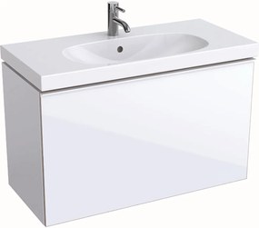 Geberit Acanto szekrény 89x41.6x53.5 cm Függesztett, mosdó alatti fehér 500.616.01.2