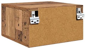 Éjjeliszekrény fiókkal 2 pcs Régi fa 35 x 35 x 20 cm Faanyag