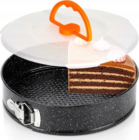 Gránit Cipzáras Tortaforma Fedővel Torta Sütőforma