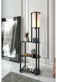 NOTO polcos állólámpa 1xE27/40W/230V fekete