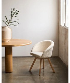 Krémszínű étkezőszék Marvin – Kave Home