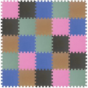 Puzzle habszivacs játszószőnyeg szett 25db, 150x150cm