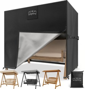 Deuba Hollywood hintára védőhuzat 175x125x160 cm - antracit