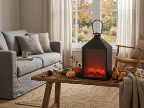 LED dekoráció lámpás COZY WARM 55x30 cm, fekete
