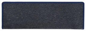 15 db szürke-kék lépcsőszőnyeg 65x21x4 cm