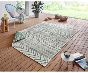 Biri zöld-krémszínű kültéri szőnyeg, 120 x 170 cm - NORTHRUGS