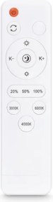 Brilagi - Fényerőszabályozható mennyezeti LED lámpa LUCIA LED/48W/230V átm. 41 cm barna+távirányító