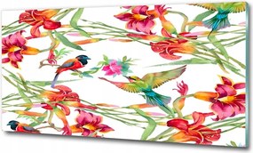 Fotó-üvegkép Egzotikus madarak 100x70