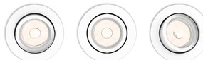Philips 50393/31/PN - Készlet 3 x beépíthető lámpa DONEGAL 3xGU10/5,5W/230V
