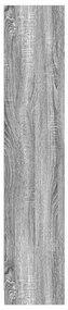 szürke sonoma színű szerelt fa könyvespolc 57 x 28,5 x 107,5 cm