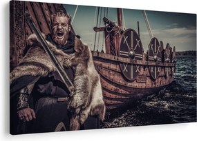 Kép - Viking harcos (90x60 cm)