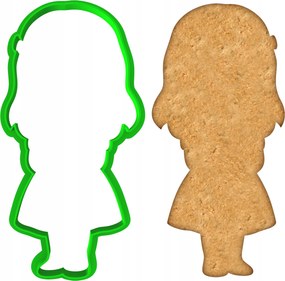 Mézeskalács lyukasztó Gyerek Lány Lány 12cm