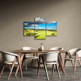 Kép - Zöld táj dombokkal (90x60 cm)
