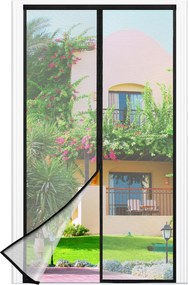 Rovarháló ajtóra fekete 100x240 cm