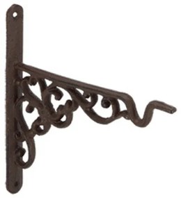 Öntöttvas virágtartó konzol, 21 cm