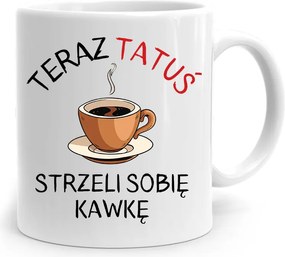 Apák Napi Bögre Apáknak Most Apa Kávé Nyomtatott Fényképpel